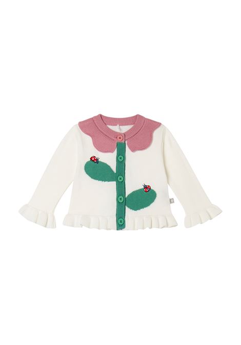 Cardigan con motivo a fiore STELLA MC CARTNEY KIDS | TY9100 Z2423101